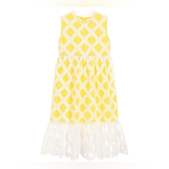 charabia Other - CHARABIA
YELLOW LACE & TULLE GIRLS DRESS size 8